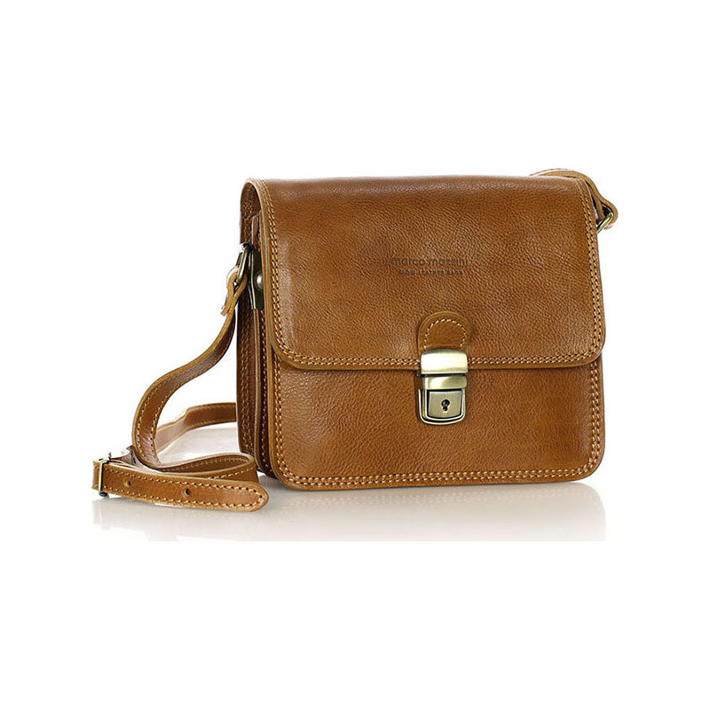 MARCO MAZZINI camel štvorcová crossbody kabelka (L250a) 49253939