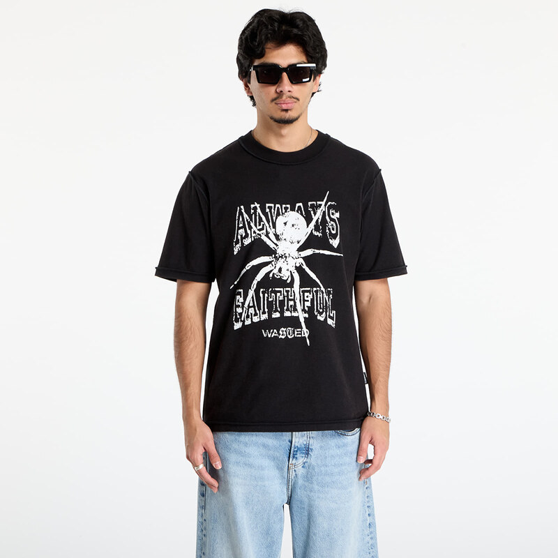 Košeľa Wasted Paris M Authentic Reverse T-Shirt Faded Black M 66129281