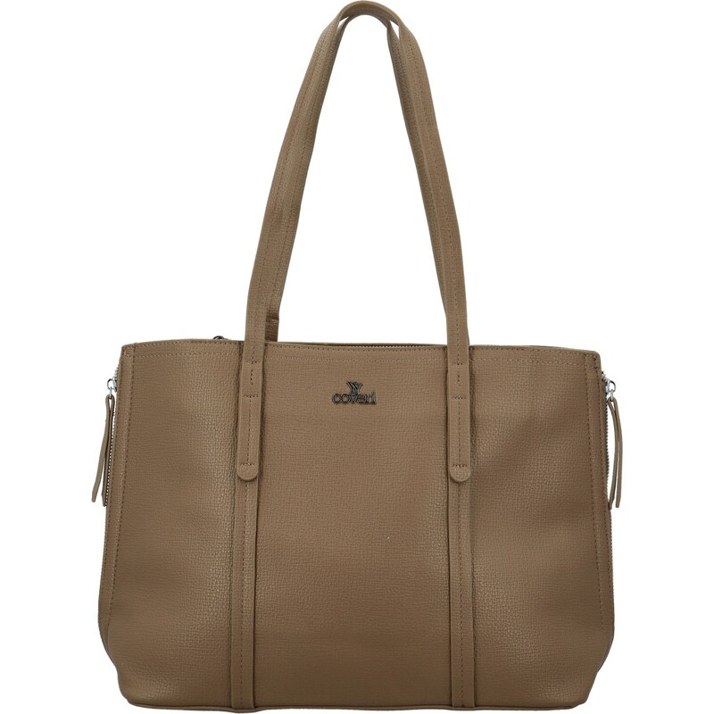 Coveri World Dámska kabelka na rameno tmavo béžová - Coveri Edith 66154852