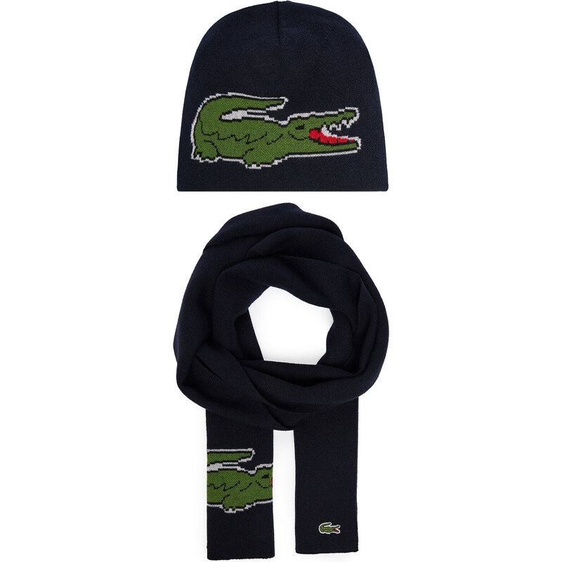 Set čiapka a šál Lacoste 60241017