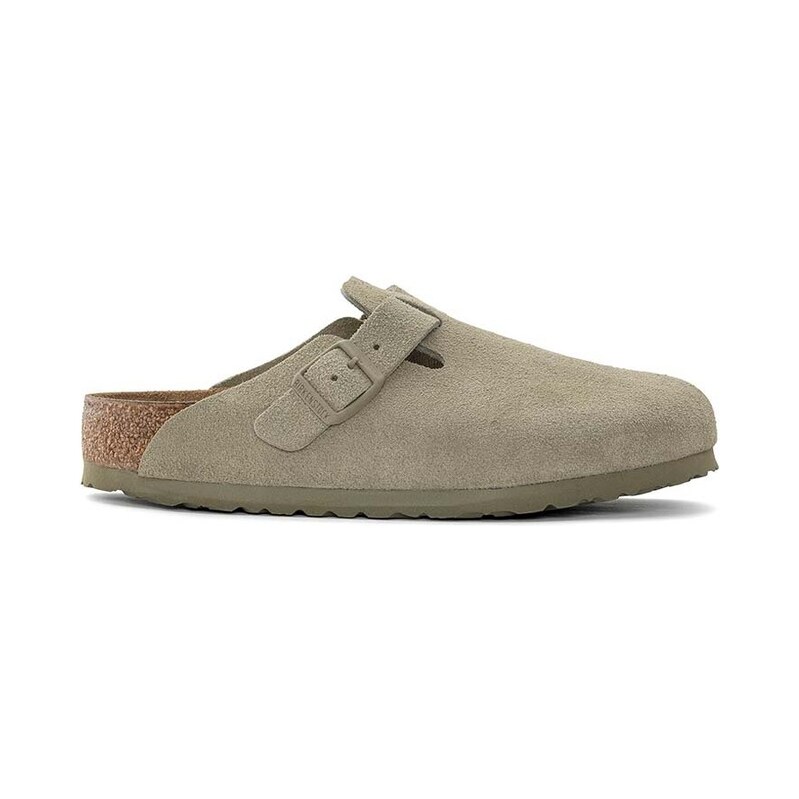 Semišové šľapky Birkenstock Boston 43537680