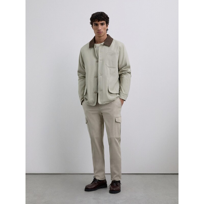 Scalpers Nohavice béžová 66052104