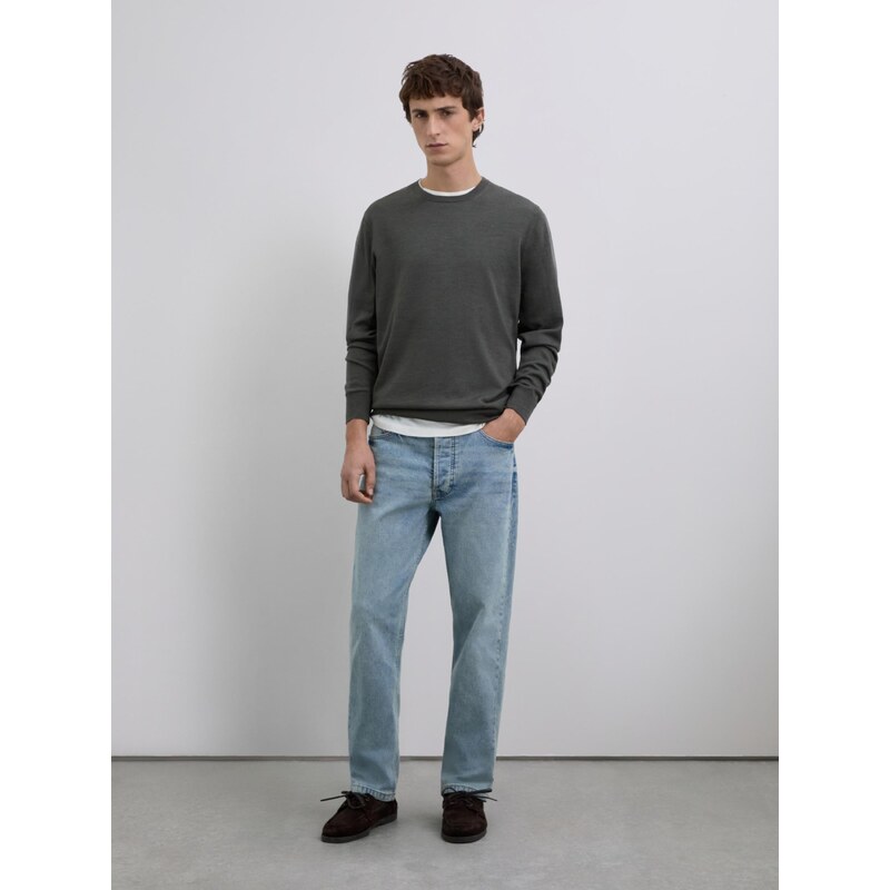 Scalpers Sveter Classic tmavozelená 66079010