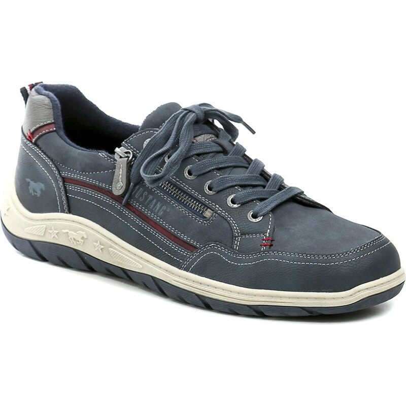 Mustang 15M018100100 navy pánske nadmerné poltopánky 66132831