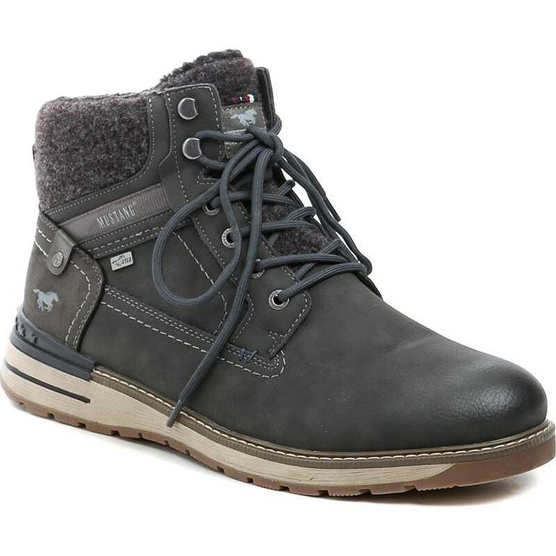 Mustang 15M001100100 šedé pánske nadmerné zimné topánky 66132834