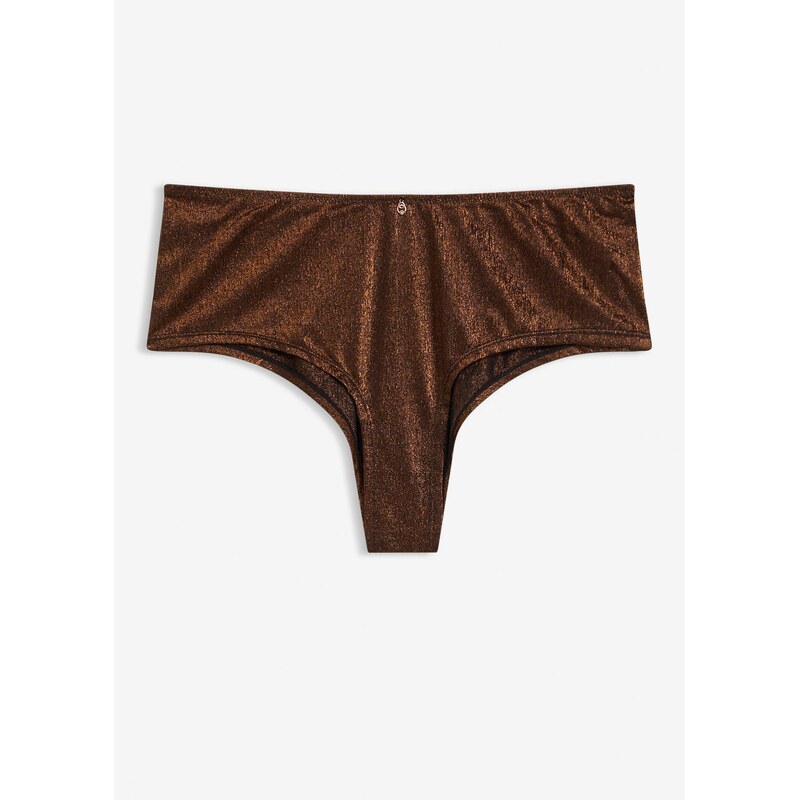 bonprix Maxi brazílske nohavičky z trblietavého materiálu, farba 66134076