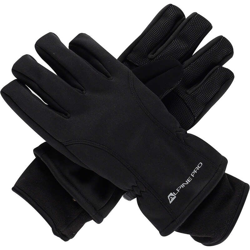 ALPINE PRO - KAHUG LYŽIARSKÉ SOFTSHELLOVÉ RUKAVICE 68611780