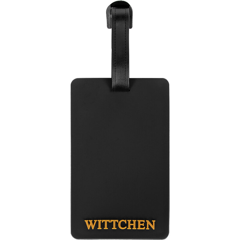Wittchen Obdĺžnikový štítok na batožinu čierny 56-30-018-10B 66134689