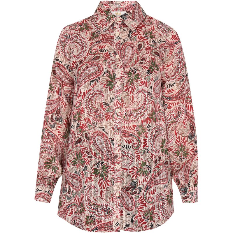 usha FESTIVAL Blúzka zmiešané farby / tmavoružová 66139289