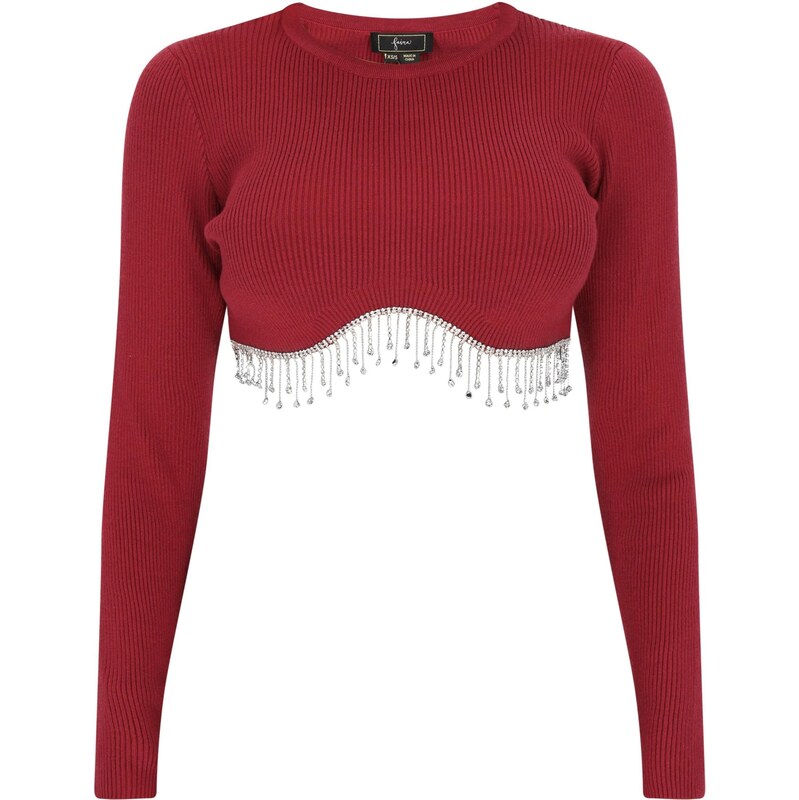 faina Tričko tmavočervená 66139295