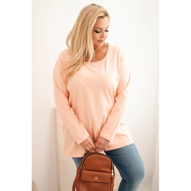 Kesi Dámska blúzka Plus Size 6874 s výstrihom do špicatej lodičky 66155720