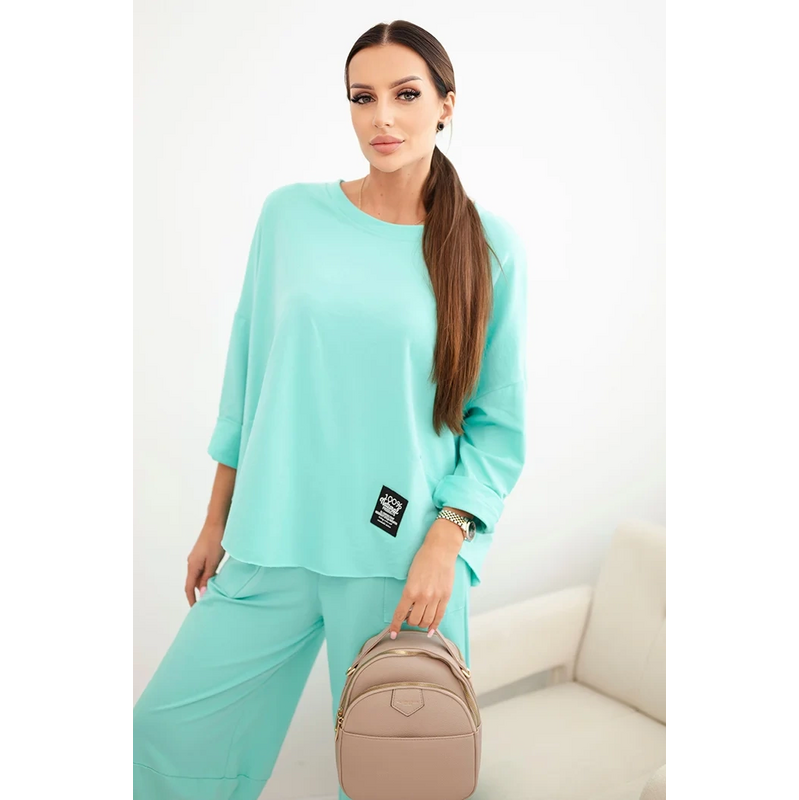 Kesi Bavlnená mikina + nohavice khaki 66294608