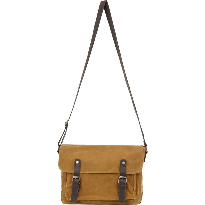 DreiMaster Vintage Messenger karamelová / antracitová 66140906