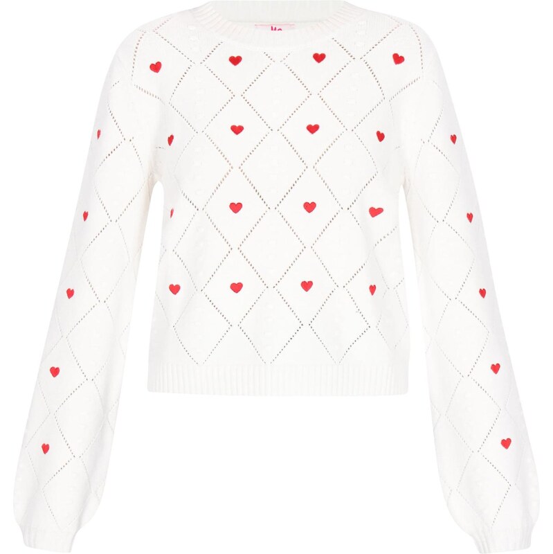 MYMO Sveter červená / šedobiela 66142560