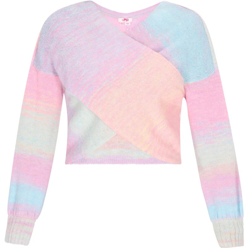 MYMO Sveter pastelovo modrá / pastelovo fialová / pastelovo oranžová / 66142695