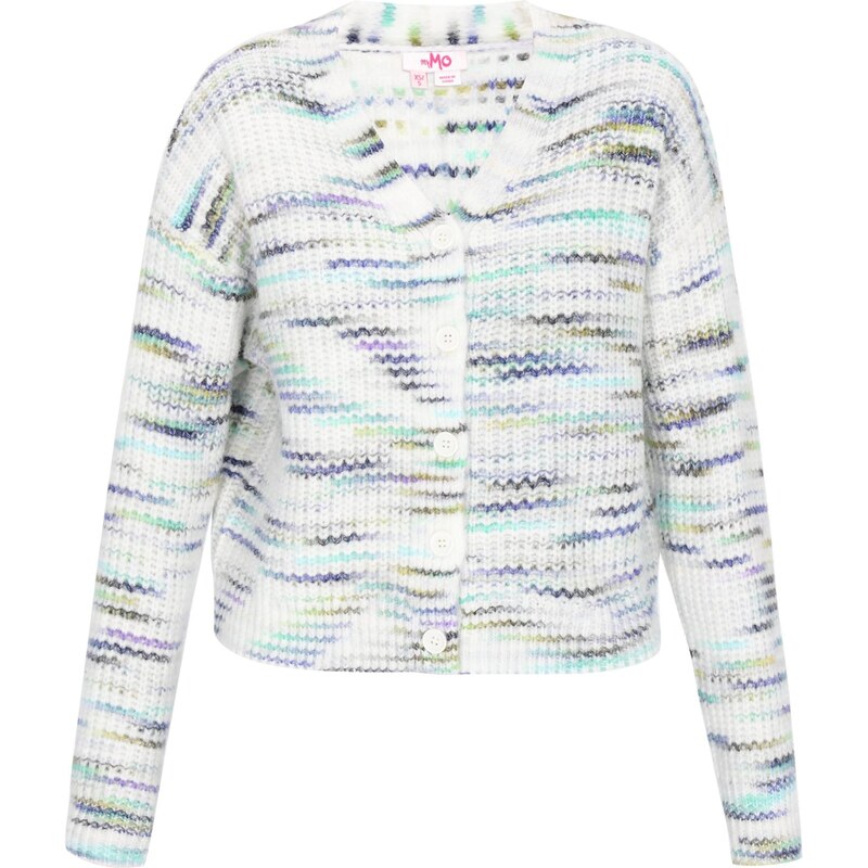 MYMO Kardigán čierna / šedobiela 66142571