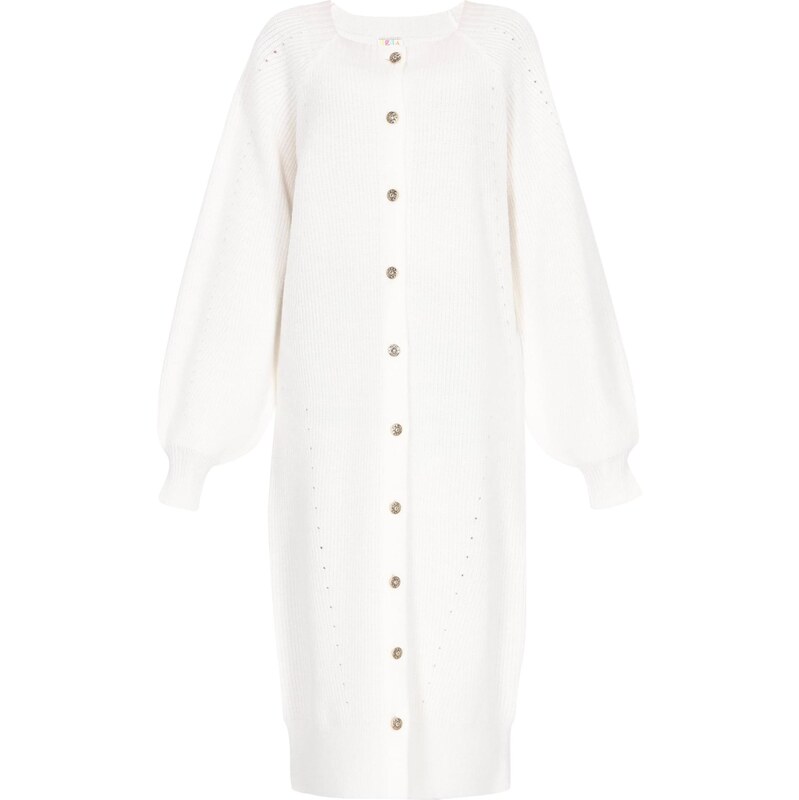 IZIA Kardigán šedobiela 66142577