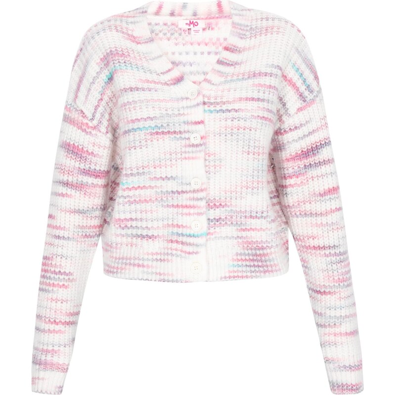 MYMO Kardigán modrá / fialová / červená / biela 66142688