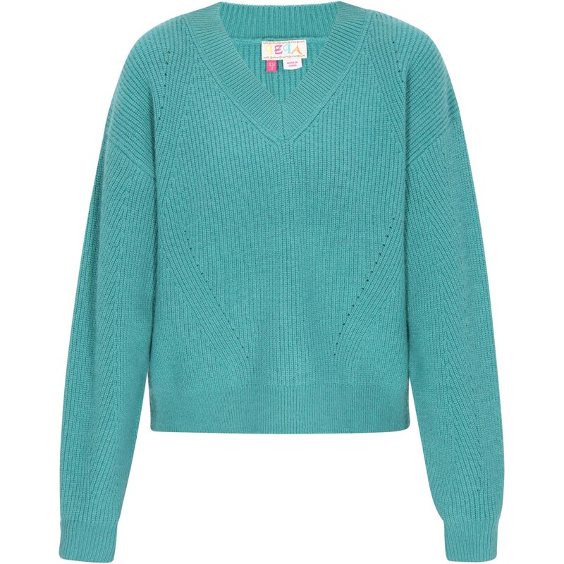 IZIA Sveter Boho tyrkysová 66142712