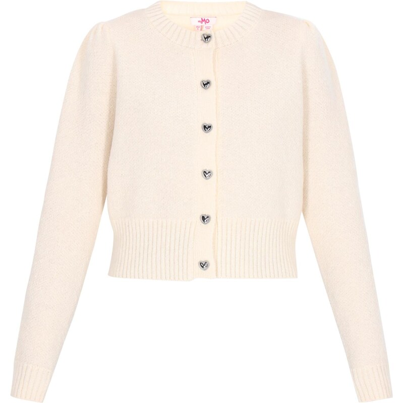 MYMO Kardigán Young Fashion šedobiela 66142692