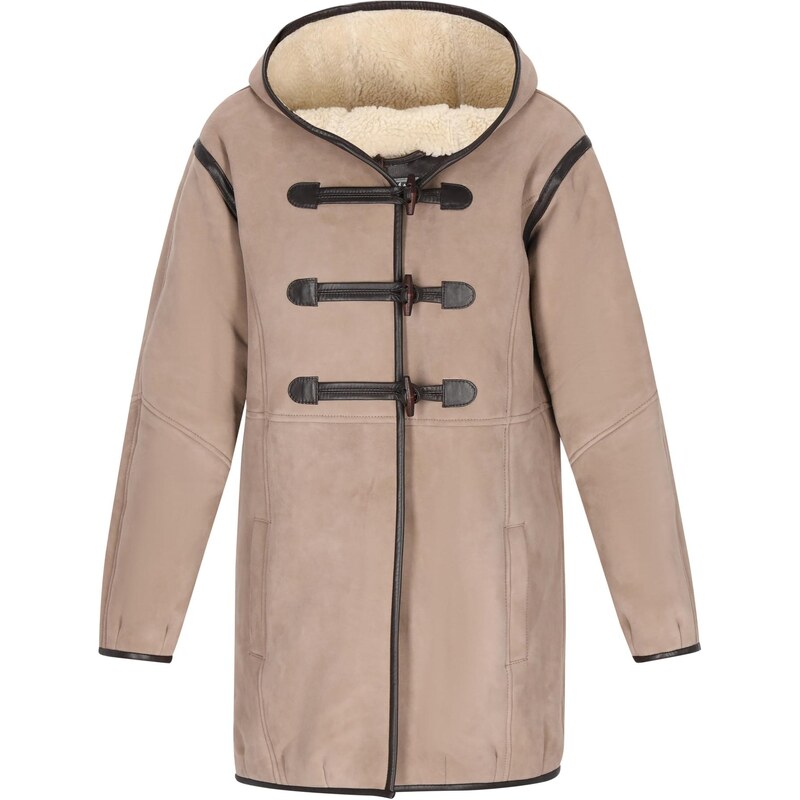 DreiMaster Vintage Prechodný kabát béžová / hnedá 66142772