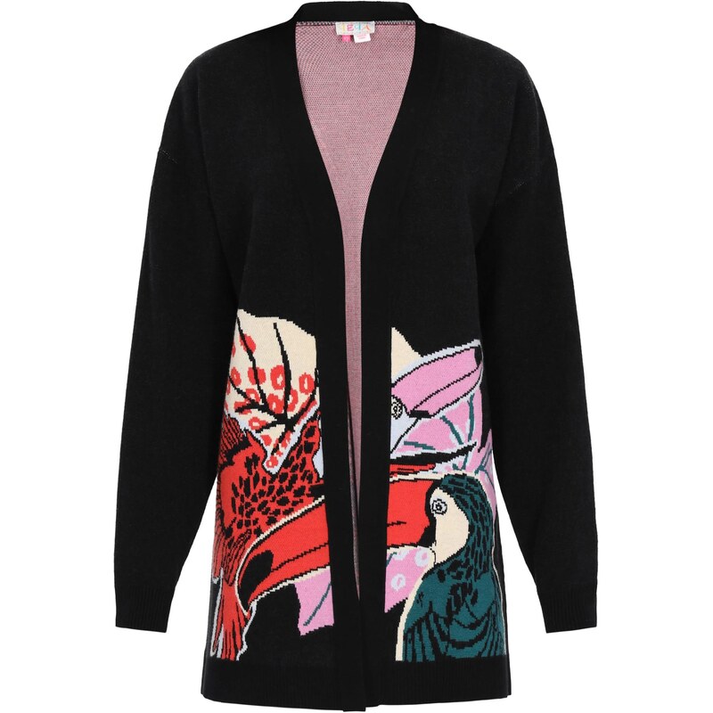 IZIA Kardigán ružová / svetločervená / čierna 66142798