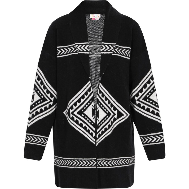 IZIA Kardigán čierna / biela 66142835