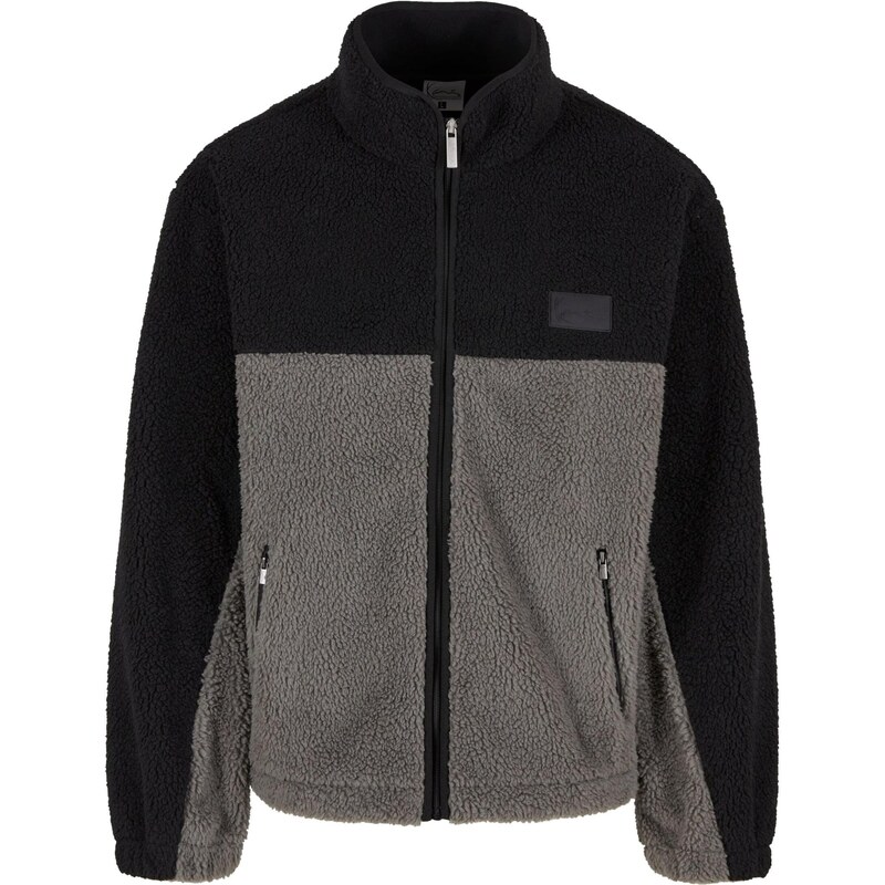 Karl Kani Flisová bunda sivá / čierna 66142838
