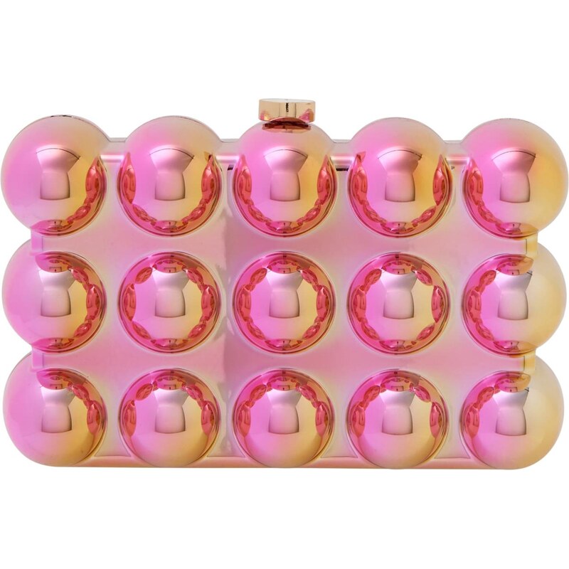 KRZY Listová kabelka zlatá / ružová 65794959