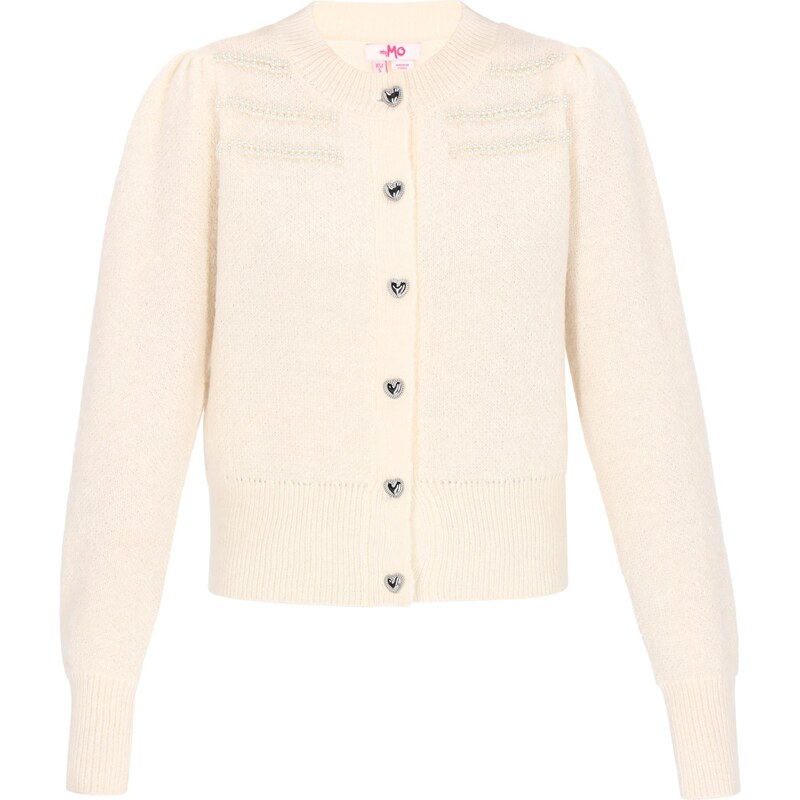 MYMO Kardigán biela / šedobiela 66142826