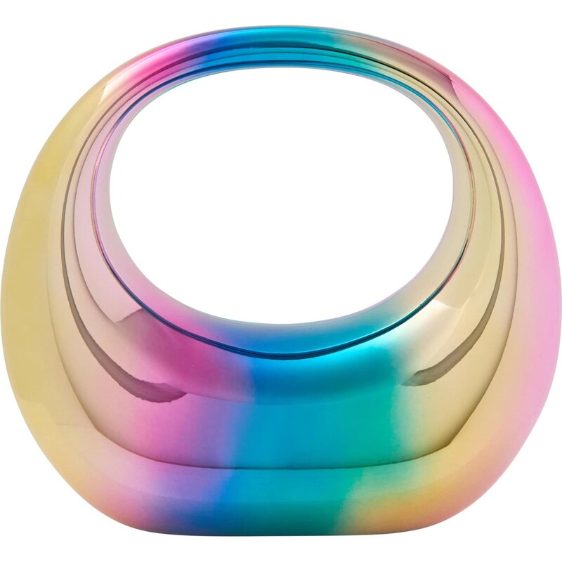 KRZY Listová kabelka zlatá / smaragdová / fialová / ružová 65794990