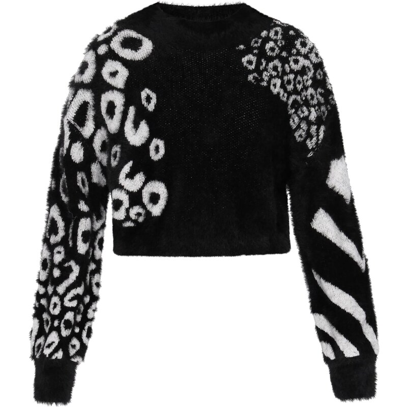 myMo ROCKS Sveter čierna / biela 66142882