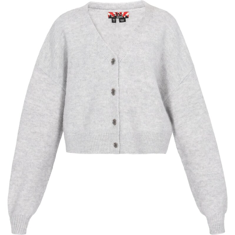 myMo ROCKS Kardigán svetlosivá 66142877