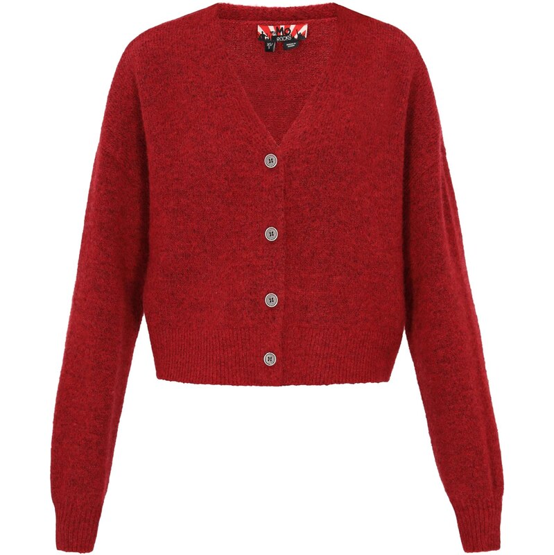 myMo ROCKS Kardigán tmavočervená 66142891