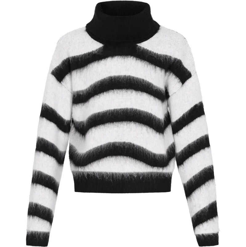 myMo ROCKS Sveter čierna / biela 66142881