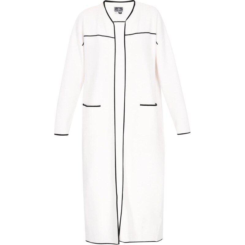 DreiMaster Maritim Kardigán čierna / biela 66142959