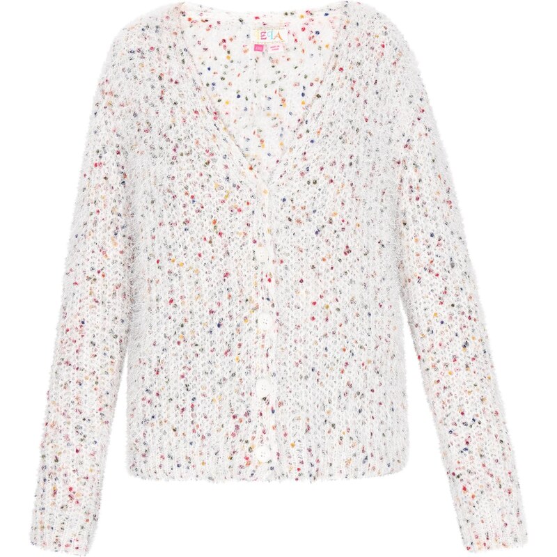 IZIA Kardigán zmiešané farby / šedobiela 66142971