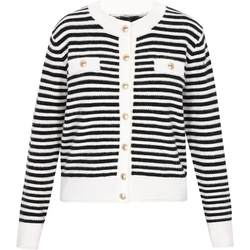 DreiMaster Klassik Kardigán čierna / biela 66142992