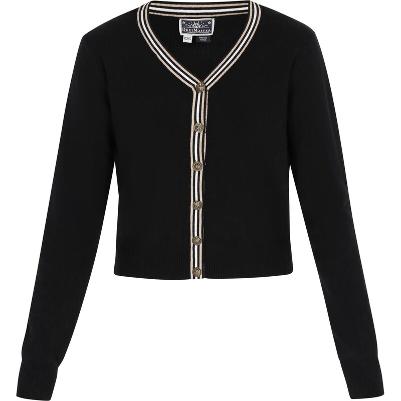 DreiMaster Maritim Kardigán krémová / čierna / biela 66142967