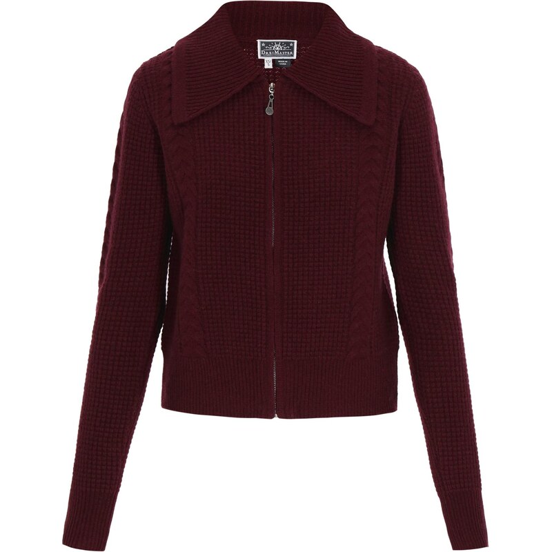 DreiMaster Maritim Kardigán vínovo červená 66142978
