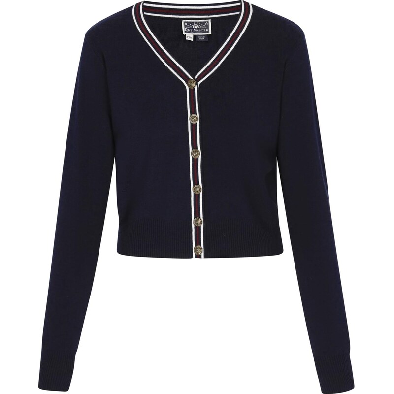 DreiMaster Maritim Kardigán námornícka modrá / biela 66143014