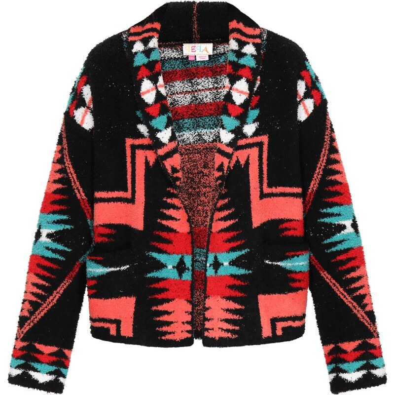 IZIA Kardigán zmiešané farby / čierna 66143012