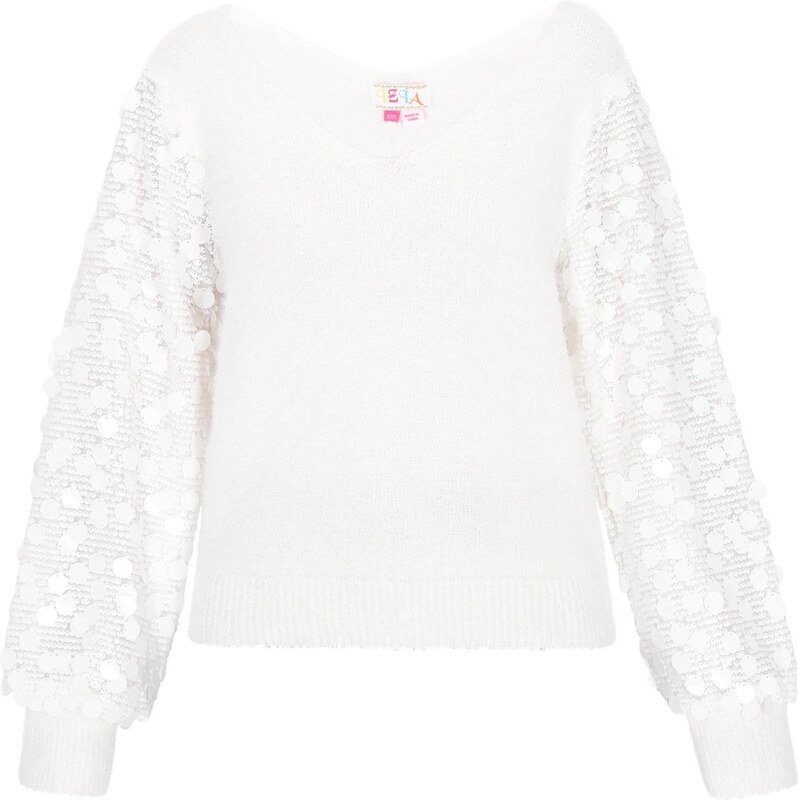 IZIA Sveter biela 66143026