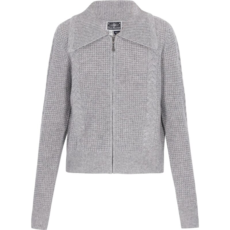 DreiMaster Maritim Kardigán svetlosivá 66143075