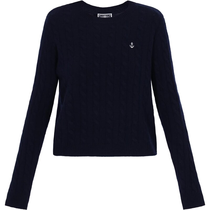 DreiMaster Maritim Sveter námornícka modrá 66143118