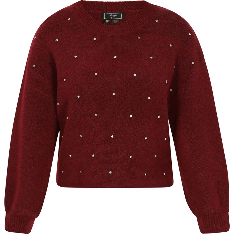 faina Sveter tmavočervená 66143104