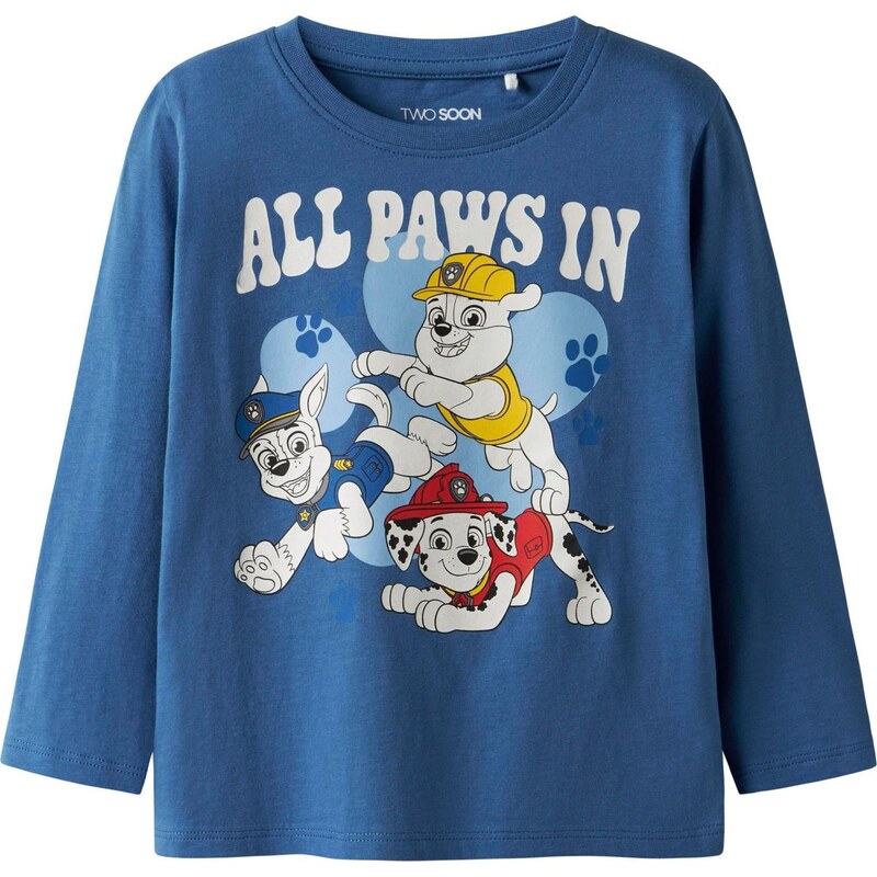 TWO SOON Tričko Paw Patrol kráľovská modrá / svetlomodrá / červená / 66143213