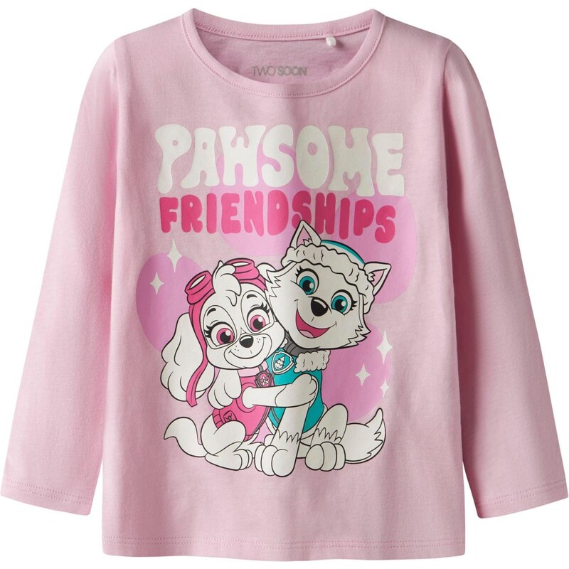 TWO SOON Tričko Paw Patrol nebielená / ružová / ružová / čierna 66163686