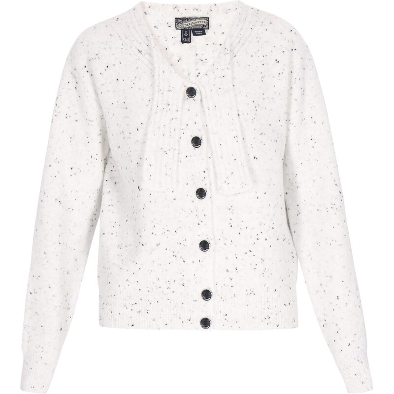 DreiMaster Vintage Kardigán šedobiela 66143187