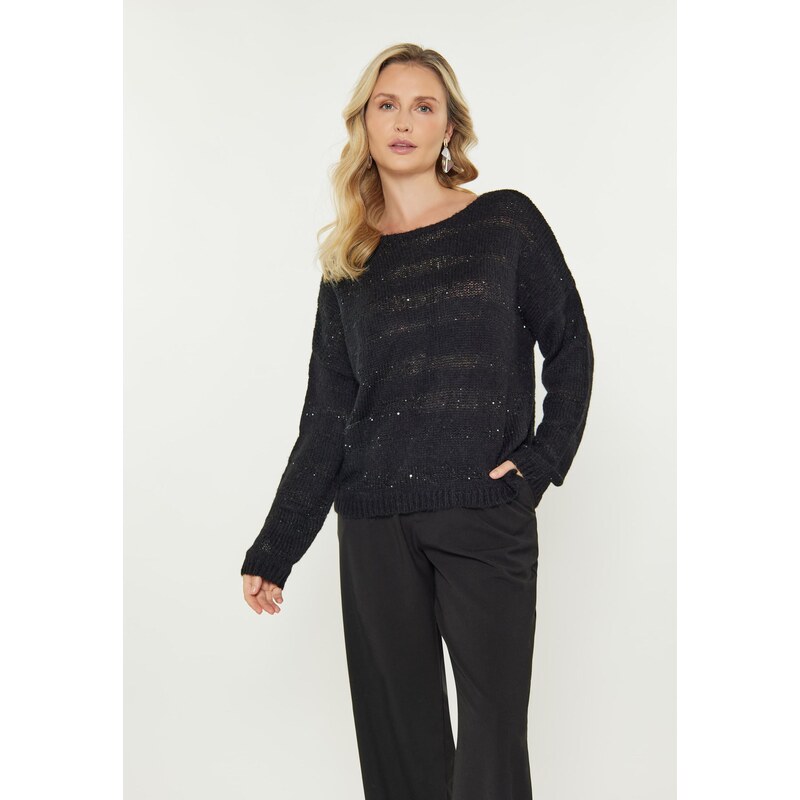 Usha Sveter čierna 66143227